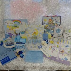 Baby Shower Party Decor - Blue and Yellow